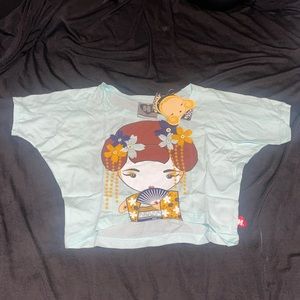 New Gwen Stefani Harajuku Lovers Little Girls Oversize Top Shirt 6